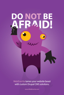 monster mash postcard