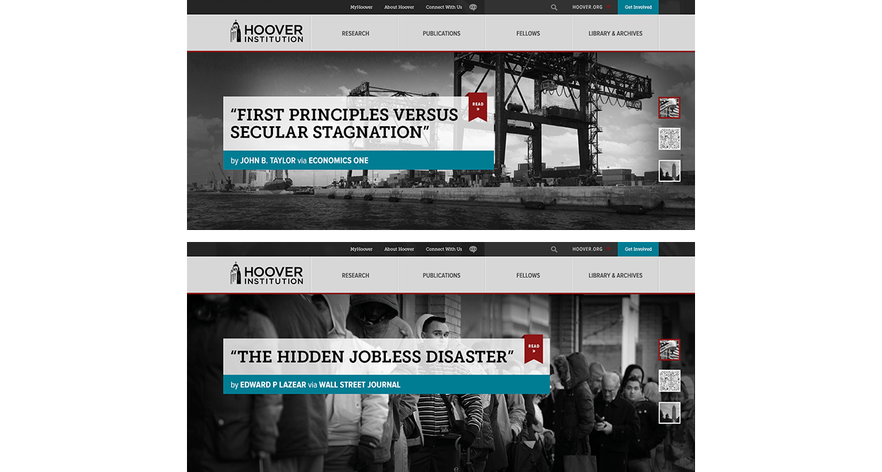 hoover front page examples