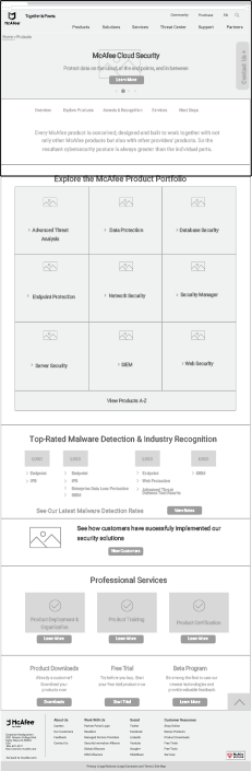 webenertia mcafee wireframe